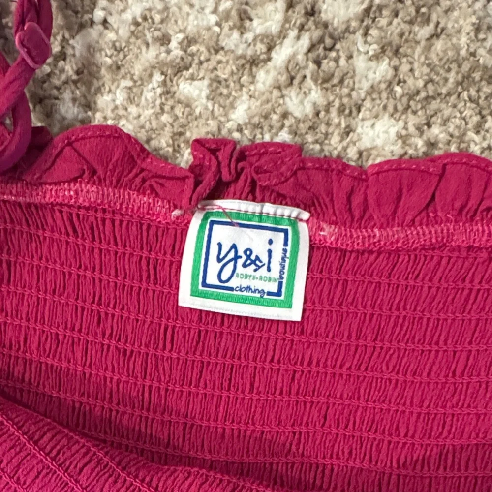 Pink Ruffled Mini Dress - Picture 3 of 4